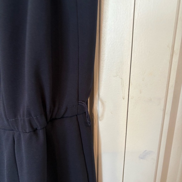 Talbots Navy Crop Jumpsuit Size 6P - Picture 5 of 10